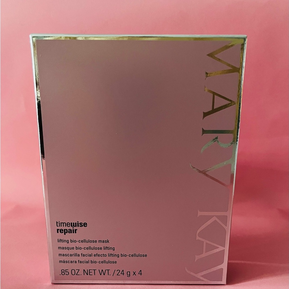 Mary Kay Timewise Repair Lifting Bio-Cellulose Mask - Pale Pink & Gold